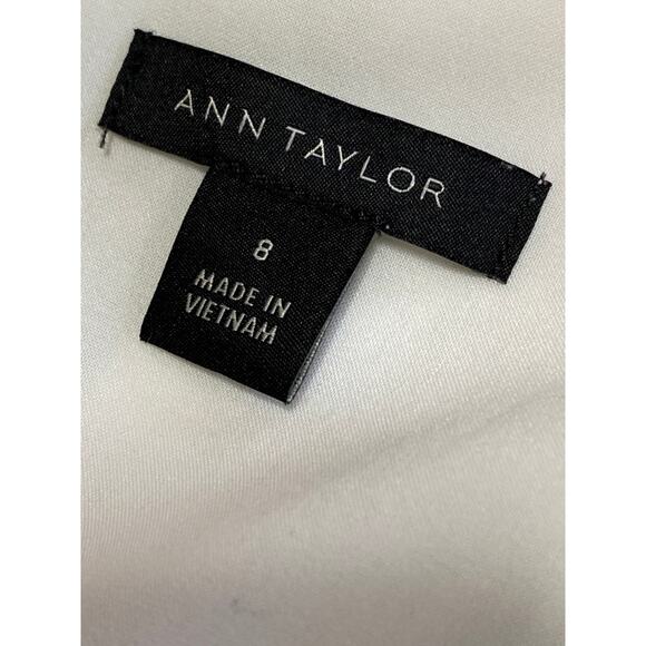 Ann Taylor Women's Multicolor Floral Sleeveless Back Zip Mini Tank Shift Dress 8 - Picture 3 of 4